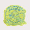 Accessories * | Just Another Fisherman Snapper Madness Sticker Yellow Apparel