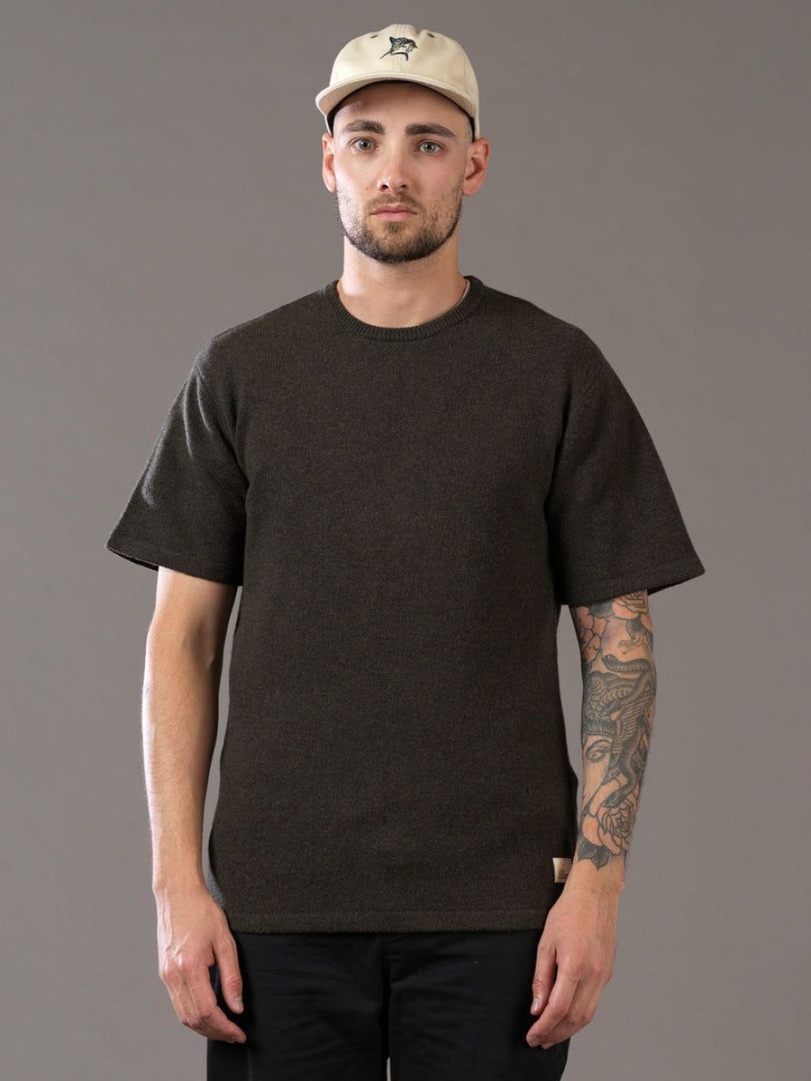 Apparel * | Just Another Fisherman Apparel Merino Sea Tee Loden