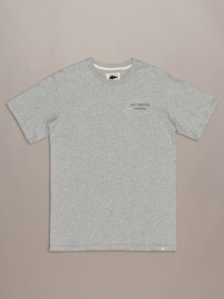 Apparel * | Just Another Fisherman Apparel Outfitters Tee Grey Marle