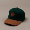 Apparel * | Just Another Fisherman Apparel Wool Dog Cap Pine/Brown