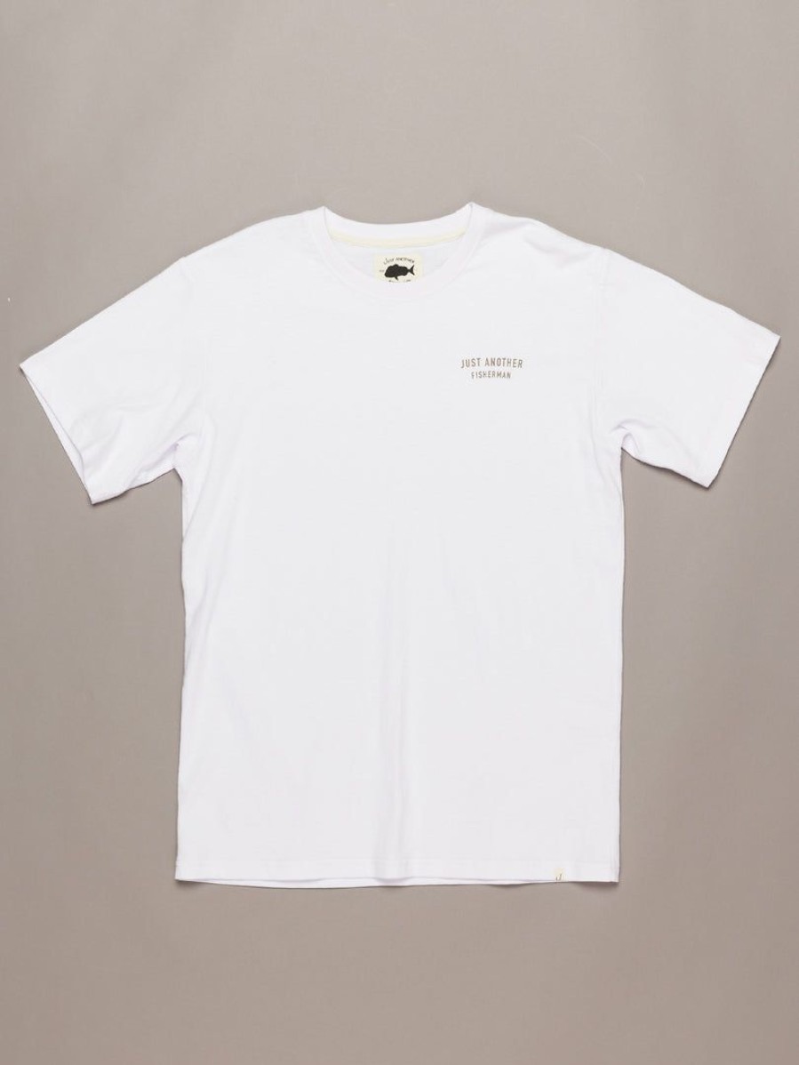 Apparel * | Just Another Fisherman Outfitters Tee White