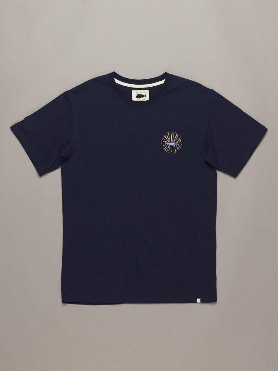 Apparel * | Just Another Fisherman Sword Plotter Tee Navy