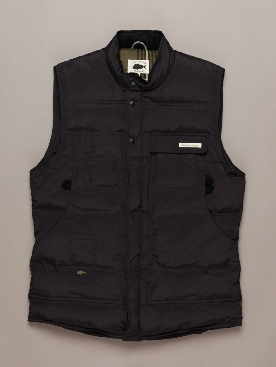 Apparel * | Just Another Fisherman Mooring Vest Black Apparel