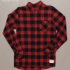 Apparel * | Just Another Fisherman Apparel Boatyard Shirt Cinabar/Black Check