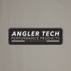 Apparel * | Just Another Fisherman Angler Tech Sticker Charcoal Apparel