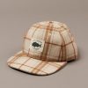 Apparel * | Just Another Fisherman Landing Check Cap Light/Dark Brown Check