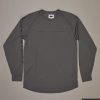 Apparel * | Just Another Fisherman Angler Tech Ls Tee Charcoal