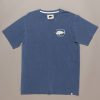 Apparel * | Just Another Fisherman Snapper Logo Tee Overdyed Midnight Navy