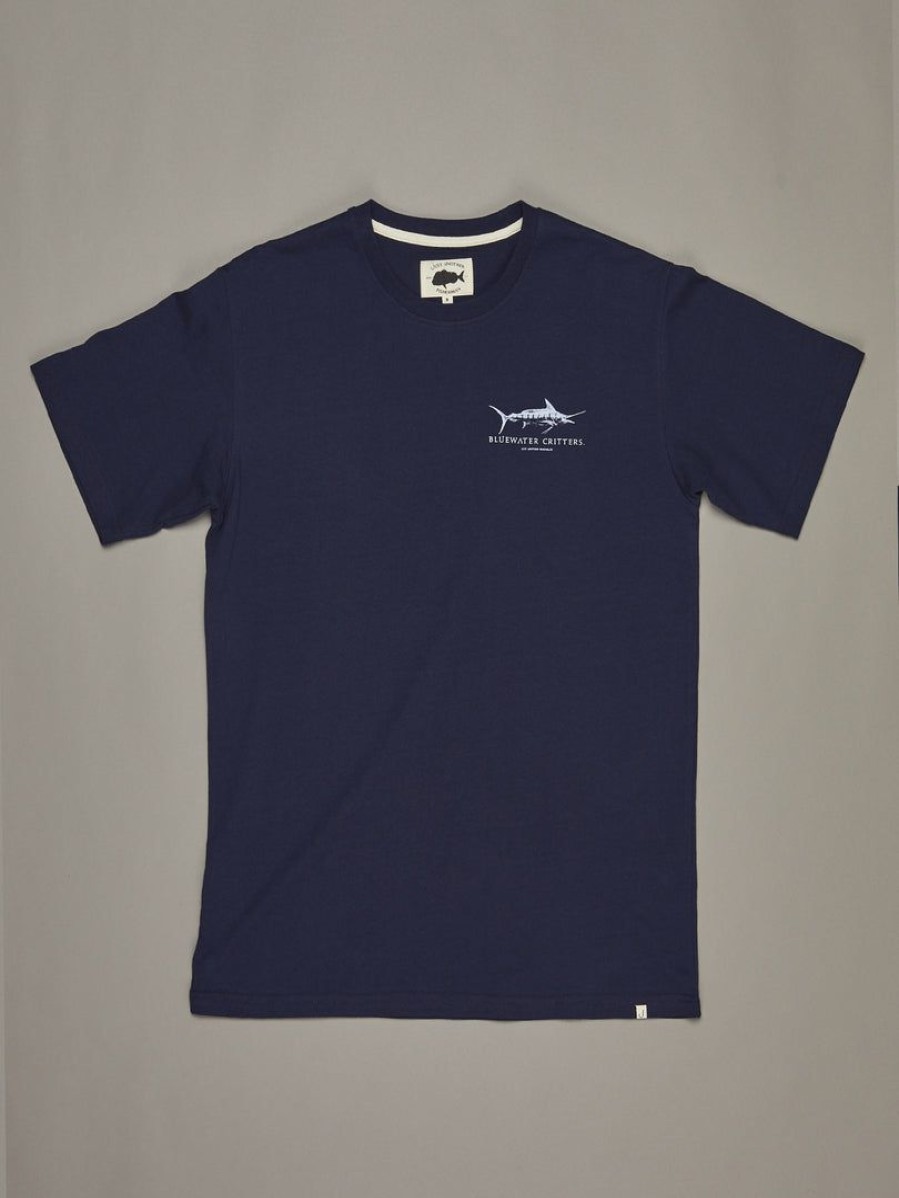 Apparel * | Just Another Fisherman Apparel Bluewater Critters Tee Navy