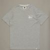 Apparel * | Just Another Fisherman Apparel Snapper Logo Tee Grey Marle / White