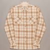 Apparel * | Just Another Fisherman Landing Check Jacket Sand/Rust