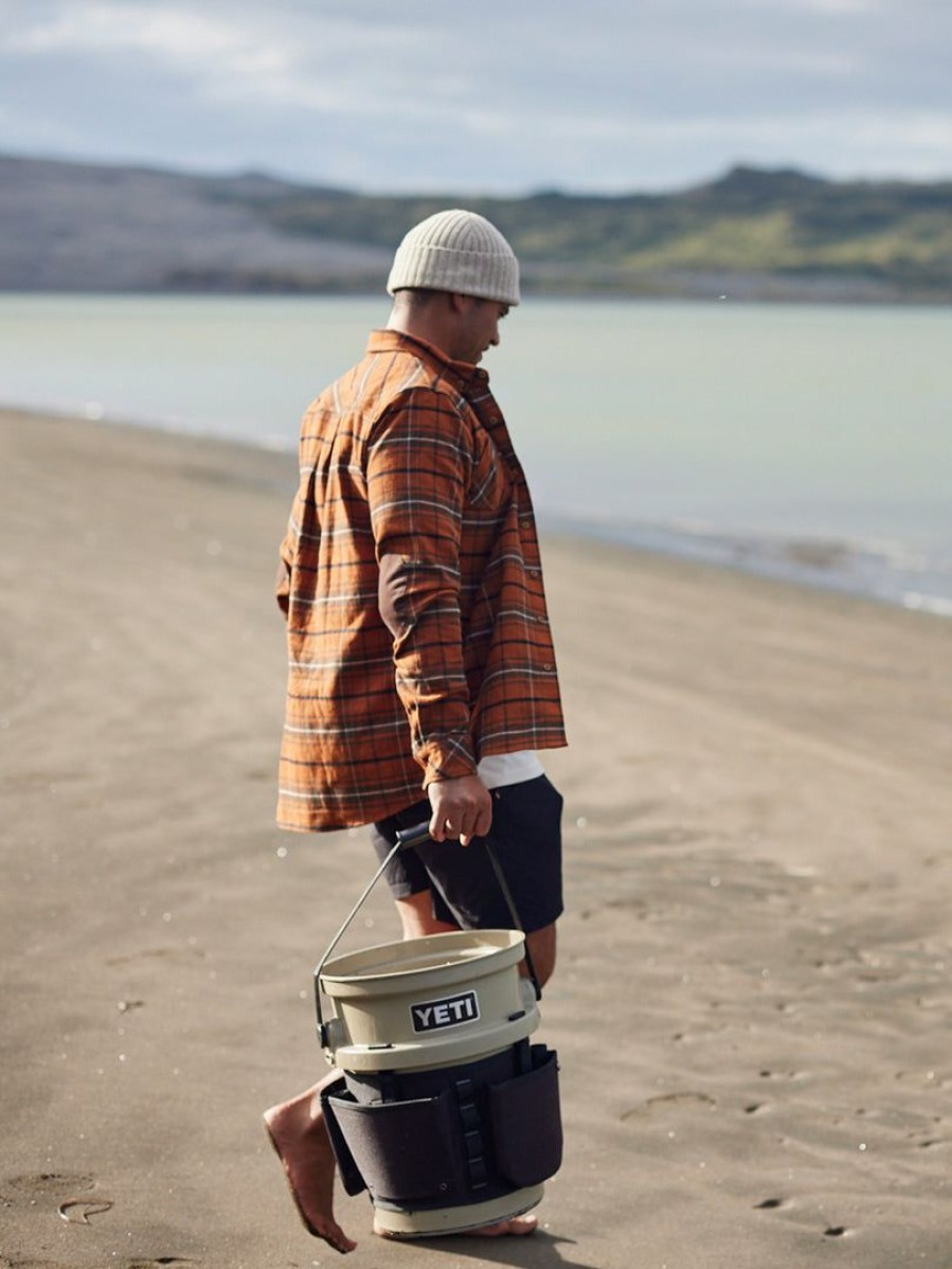 Apparel * | Just Another Fisherman Flanagan Flannel Shirt Rust/Brown Check