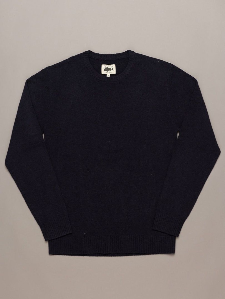 Apparel * | Just Another Fisherman Merino Sea Crew Nautical Black