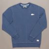 Apparel * | Just Another Fisherman Snapper Stamp Crew Overdyed Midnight Navy Apparel