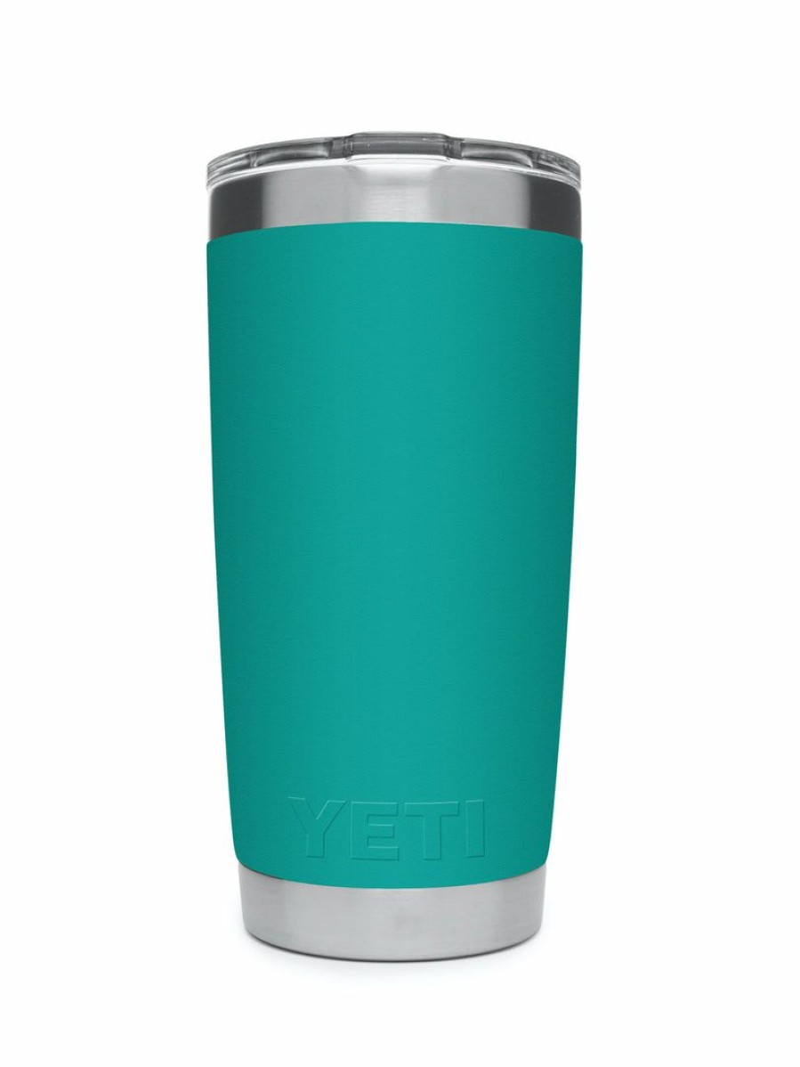 Accessories * | Yeti Rambler 20 Oz Tumbler Aquifer Blue Drinkware & Coffee