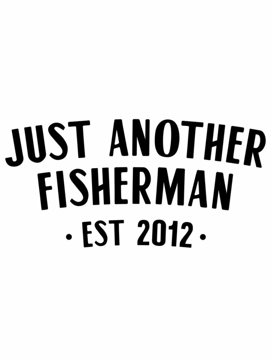 Accessories * | Just Another Fisherman J.A.F Engineer Vinyl Decal Black Apparel