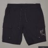 Apparel * | Just Another Fisherman Apparel Angler Tech Cargo Shorts Black