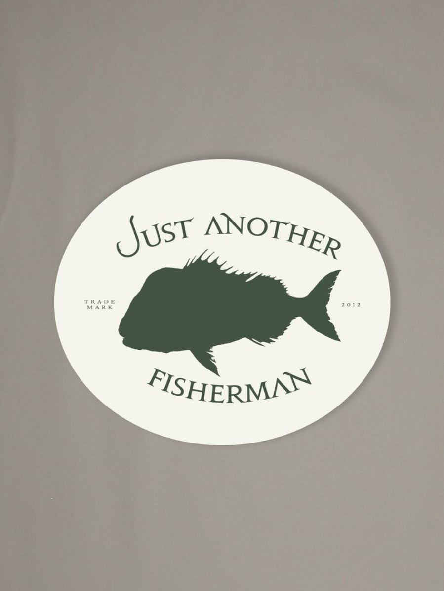 Accessories * | Just Another Fisherman Apparel Snapper Logo Sticker Stone