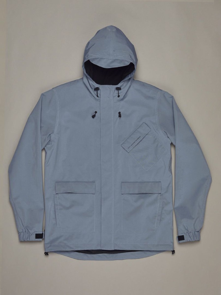 Apparel * | Just Another Fisherman Harbourage Jacket 2.0 Ocean Blue