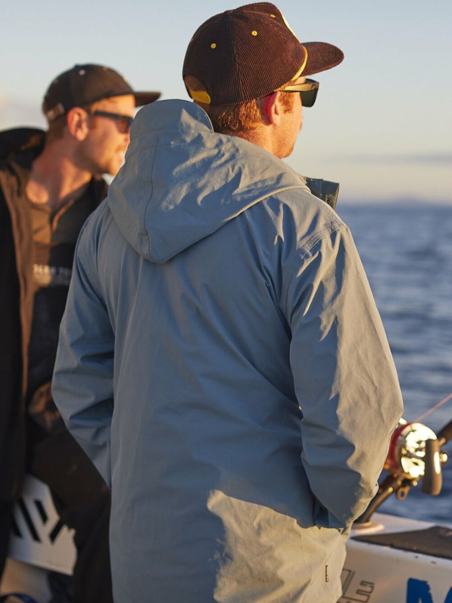 Apparel * | Just Another Fisherman Harbourage Jacket 2.0 Ocean Blue