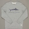 Apparel * | Just Another Fisherman Apparel Bluewater Critters Crew Grey Marle