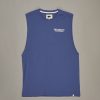 Apparel * | Just Another Fisherman Apparel Global Angler Tank Deep Blue