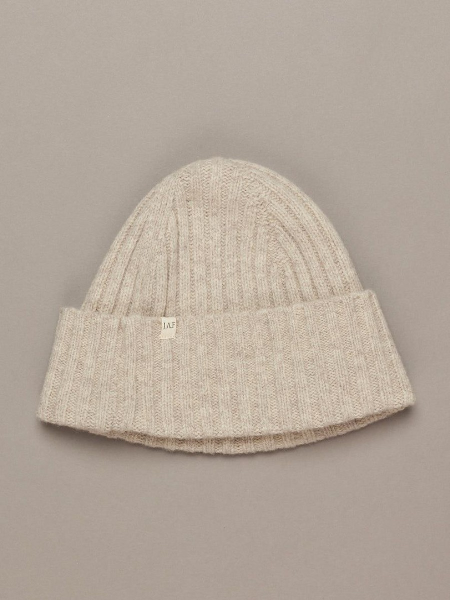 Apparel * | Just Another Fisherman Skipper Beanie Grey Feather