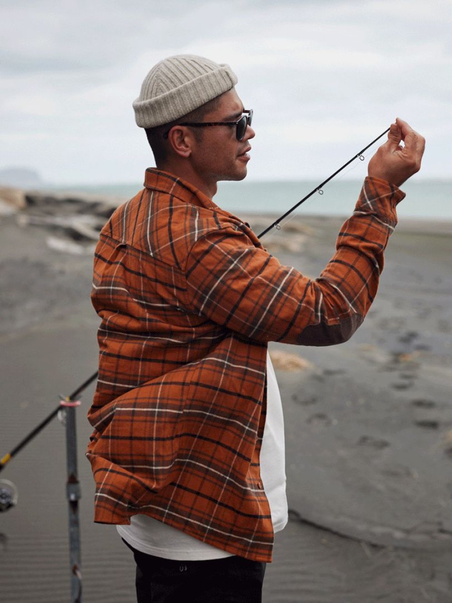 Apparel * | Just Another Fisherman Skipper Beanie Grey Feather