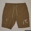 Apparel * | Just Another Fisherman Angler Tech Cargo Shorts Khaki Apparel