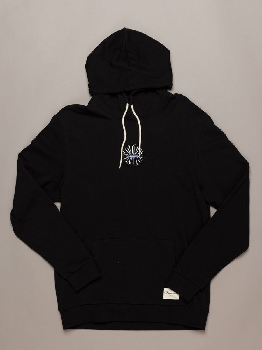 Apparel * | Just Another Fisherman Apparel Sword Plotter Hood Black