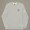 Apparel * | Just Another Fisherman Apparel Snapper Logo Crew Grey Marle