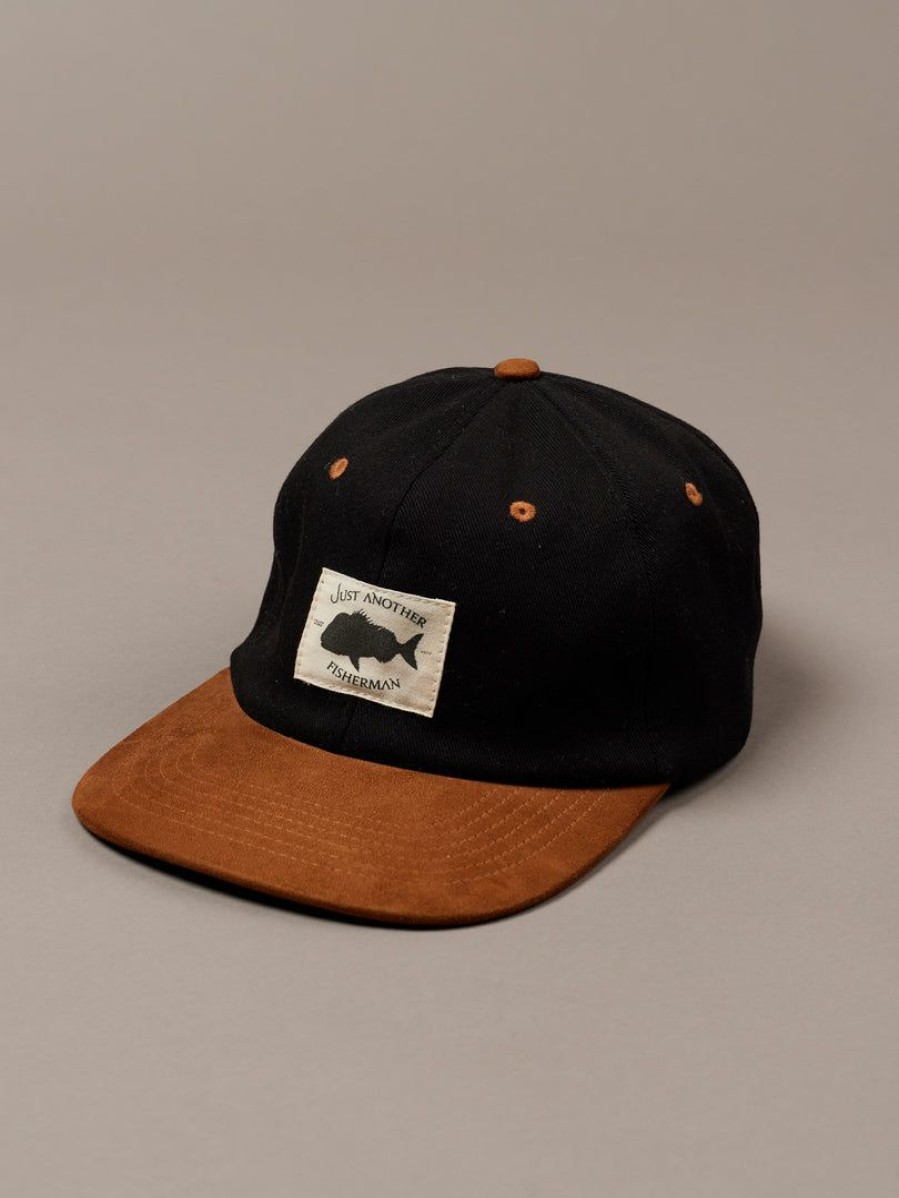 Apparel * | Just Another Fisherman Old Sea Dog Cap Black/Brown