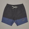 Apparel * | Just Another Fisherman Apparel Snapper Logo Shorts Charcoal/Blue