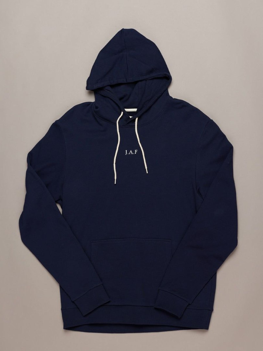 Apparel * | Just Another Fisherman Apparel Snapper Logo Hood Navy